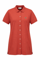LACOSTE POLO DRESS MINIMAL RED WOMENS PRE OWNED M
