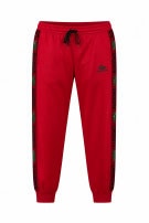 LACOSTE PANTALONI TUTA SPORTIVO ROSSO UOMO PRE OWNED XL