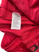 LACOSTE TRACKSUIT BOTTOMS VINTAGE STYLE SIDE LOGO TAPED RED MENS XL
