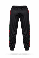 LACOSTE PANTALONI TUTA SPORTIVO NERO UOMO PRE OWNED M