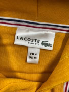 Lacoste Φούτερ Hoodie Slim Fit Logo Κίτρινο Ανδρικό M