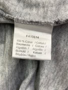 Lacoste T-Shirt da donna grigio con scollo a V logo taglia S