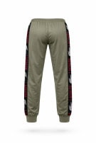 LACOSTE PANTALONI JOGGER SPORTSWEAR OLIVE UOMO PRE OWNED M