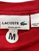 LACOSTE T SHIRT MINIMAL RED MENS PRE OWNED M