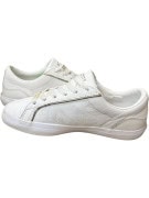 LACOSTE LEROND 0721 LEATHER SNEAKERS WITH GOLD LOGO WHITE WOMENS 37