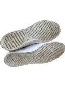 LACOSTE LEROND 0721 LEATHER SNEAKERS WITH GOLD LOGO WHITE WOMENS 37