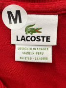 LACOSTE ΜΠΛΟΥΖΑ POLO CLASSIC ΚΟΚΚΙΝΗ ΓΥΝΑΙΚΕΙΟ PRE OWNED M