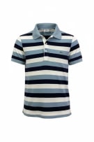 LACOSTE ΜΠΛΟΥΖΑ POLO ΡΙΓΕ CASUAL ΚΕΝΤΗΤΟ ΛΟΓΟΤΥΠΟ ΜΠΛΕ/ΛΕΥΚΟ ΑΝΔΡΙΚΗ S
