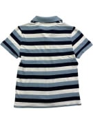LACOSTE ΜΠΛΟΥΖΑ POLO ΡΙΓΕ CASUAL ΚΕΝΤΗΤΟ ΛΟΓΟΤΥΠΟ ΜΠΛΕ/ΛΕΥΚΟ ΑΝΔΡΙΚΗ S