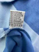LACOSTE Polo a righe blu unisex XL