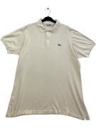 LACOSTE ΜΠΛΟΥΖΑ POLO VINTAGE ΜΕ ΚΕΝΤΗΤΟ ΛΟΓΟΤΥΠΟ ΕΚΡΟΥ UNISEX S
