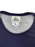 Lacoste T-shirt blu navy e a righe con taschino vestibilità regular L