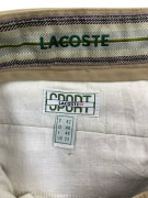 LACOSTE PANTALONE CHINO LOGO VINTAGE BEIGE UOMO M