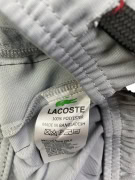 LACOSTE ΠΑΝΤΕΛΟΝΙ ΦΟΡΜΑΣ ATHLEISURE ΜΕ SIDE LOGO STRIPE ΓΚΡΙ ΑΝΔΡΙΚΟ S
