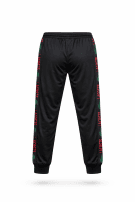 LACOSTE TRACK PANTS ATHLETIC BLACK MEN PRE OWNED XXL