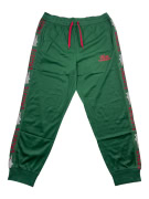 LACOSTE TRACKSUIT PANTS LOGO TAPE GREEN MEN'S XL