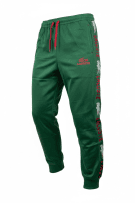 LACOSTE TRACKSUIT PANTS LOGO TAPE GREEN MEN'S XL