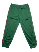 LACOSTE TRACKSUIT PANTS LOGO TAPE GREEN MEN'S XL