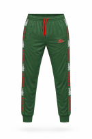 LACOSTE PANTALONI TUTA RETRO VERDE UOMO PRE OWNED L