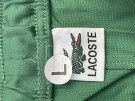 LACOSTE PANTALONI TUTA RETRO VERDE UOMO PRE OWNED L