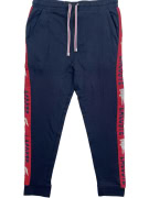 LACOSTE Παντελόνι Φόρμας Slim Fit Tape Logo Μπλε / Κόκκινο Ανδρικό L