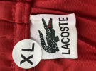 LACOSTE PANTALONI TUTA SPORTIVO ROSSO UOMO PRE OWNED XL