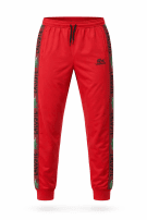 LACOSTE TRACK PANTS STREETWEAR RED MEN PRE OWNED XXL