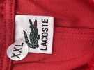 LACOSTE TRACK PANTS STREETWEAR RED MEN PRE OWNED XXL
