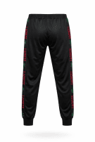 LACOSTE TRACK PANTS STREETWEAR BLACK MEN PRE OWNED L