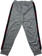 LACOSTE ΠΑΝΤΕΛΟΝΙ ΦΟΡΜΑΣ TRACK PANTS ΜΕ ΠΛΑΪΝΟ LOGO TAPE ΓΚΡΙ ΑΝΔΡΙΚΟ SMALL