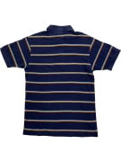 Lacoste Polo a maniche corte a righe navy arcobaleno classic fit da uomo XS
