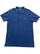 LACOSTE POLO MINIMAL BLUE UOMO PRE OWNED M