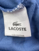 LACOSTE POLO MINIMAL BLUE UOMO PRE OWNED M
