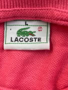 LACOSTE POLO MINIMAL ROSA UOMO PRE OWNED L