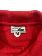 LACOSTE POLO CLASSICA ROSSA UOMO PRE OWNED M