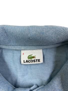 LACOSTE Polo Shirt Classic Crocodile Logo Light Blue Men's M