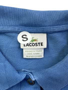 LACOSTE POLO SHIRT CLASSIC BLUE MENS PRE OWNED S