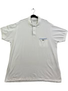 Lacoste White Polo Shirt Classic Fit with Pocket Cotton Size XXL