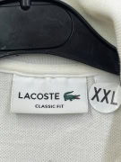 Lacoste White Polo Shirt Classic Fit with Pocket Cotton Size XXL