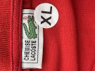 1990s LACOSTE POLO SHIRT CLASSIC RED ΑΝΤΡΙΚΟ PRE OWNED XL