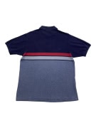 LACOSTE POLO SHIRT LOGO COLORBLOCK ΜΠΛΕ / ΓΚΡΙ UNISEX M