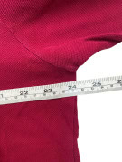 LACOSTE POLO SHIRT MINIMAL BORDEAUX UOMO PRE OWNED XL