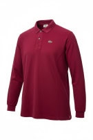 LACOSTE POLO SHIRT MINIMAL BORDEAUX UOMO PRE OWNED XL