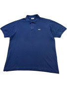 LACOSTE POLO SHIRT MINIMAL NAVY MEN PRE OWNED L