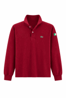 90S LACOSTE POLO SHIRT MINIMAL RED MEN PRE OWNED XL