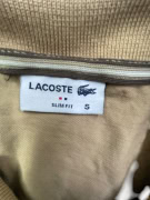 LACOSTE POLO SHIRT SLIM FIT ΡΙΓΕ ΜΠΕΖ UNISEX S