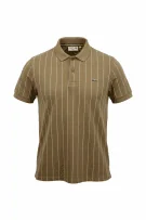LACOSTE POLO SHIRT SLIM FIT ΡΙΓΕ ΜΠΕΖ UNISEX S