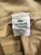 LACOSTE POLO SHIRT SLIM FIT ΡΙΓΕ ΜΠΕΖ UNISEX S