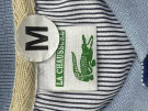 90s LACOSTE POLO SHIRT STRIPED BLUE WHITE ΑΝΤΡΙΚΟ PRE OWNED M