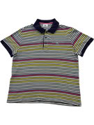 LACOSTE POLO SHIRT RIGATO MULTICOLOR UOMO PRE OWNED M